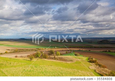 Autumn scenery in Central Bohemian Highlands 35584808