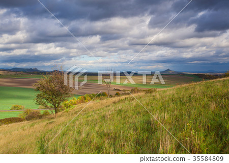 Autumn landscape in Central Bohemian Highlands 35584809