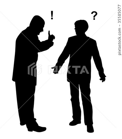Two businessmen arguing 35585077