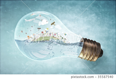 Global warming concept 35587540