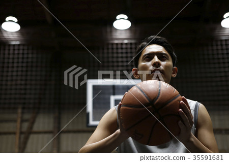 Men Shoot Basketball Shoot 35591681