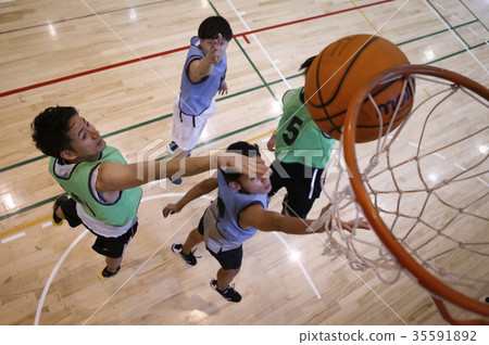 Men Shoot Basketball Shoot 35591892