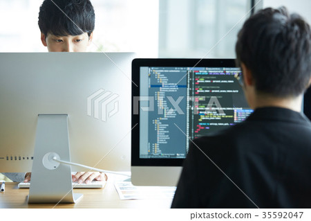 Working businessman Working businessman 35592047