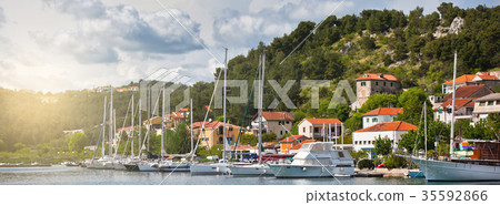 Skradin is a small historic town in Croatia Skradin is a small historic town in Croatia 35592866