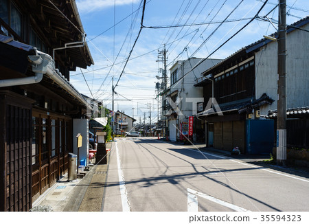前東海道Shibaharajuku附近的城鎮景觀 35594323