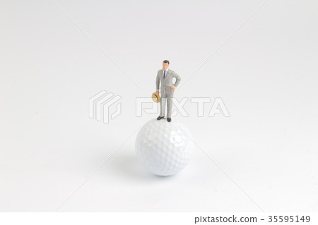 fun of business figure stand on the golf fun of business figure stand on the golf 35595149