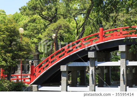 Osaka, Sumiyoshi Taisha, Torihashi (Taiko Bridge) Osaka, Sumiyoshi Taisha, Torihashi (Taiko Bridge) 35595414