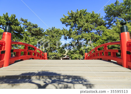 Osaka, Sumiyoshi Taisha, Torihashi (Taiko Bridge) Osaka, Sumiyoshi Taisha, Torihashi (Taiko Bridge) 35595513