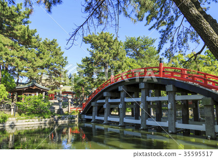 Osaka, Sumiyoshi Taisha, Torihashi (Taiko Bridge) 35595517