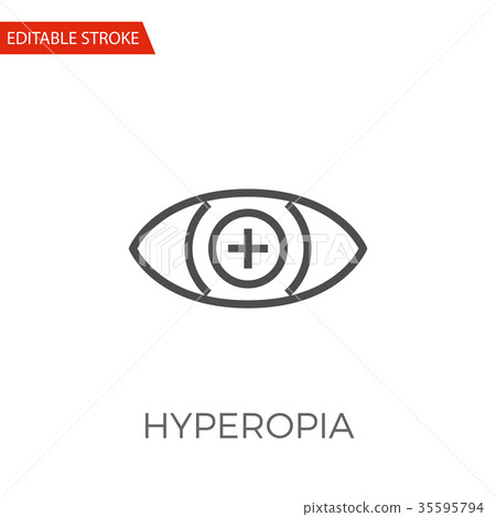 Hyperopia Vector Icon 35595794