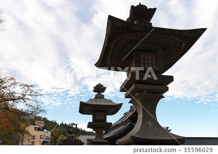 Japanese stone statue 35596029