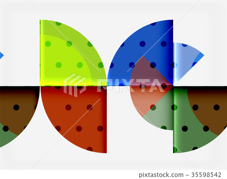 Circle elements on black background Circle elements on black background 35598542