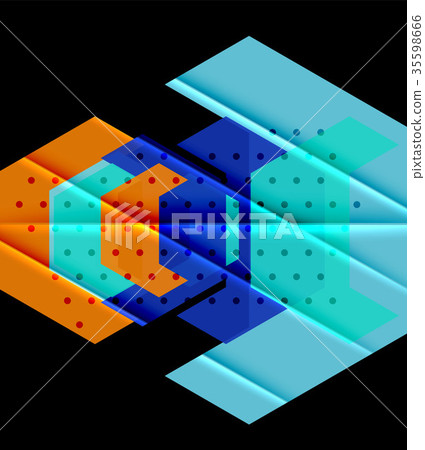 Color triangles background design 35598666