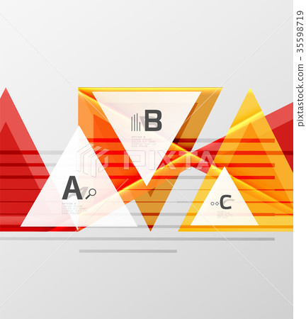 Colorful abstract shapes background 35598719