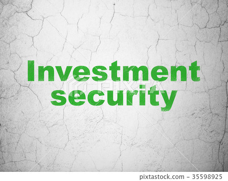 Privacy concept: Investment Security on wall 35598925