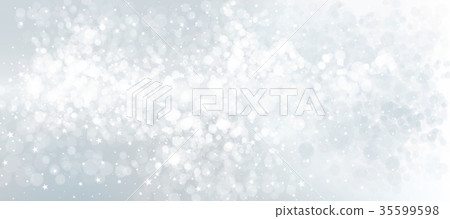 Vector gray, stars, bokeh background. 35599598