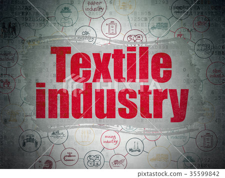 Manufacuring concept: Textile Industry on Digital Manufacuring concept: Textile Industry on Digital 35599842