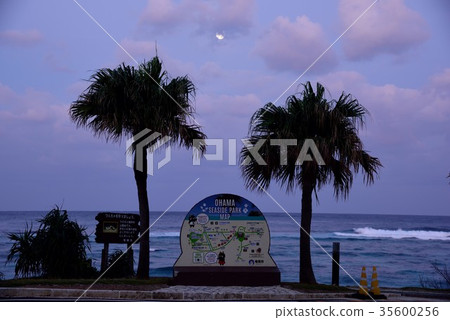Amami Ohama Seaside Park Moon Set 06 35600256