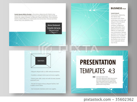 Set of business templates for presentation slides Set of business templates for presentation slides 35602362
