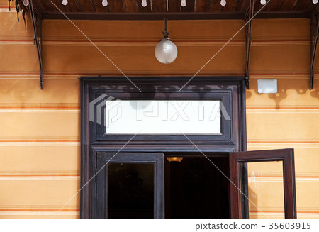 Wooden blank label 35603915