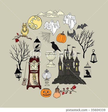 Halloween background 35604339