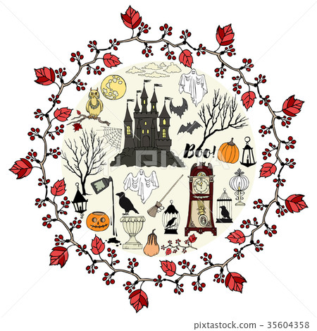 Halloween background 35604358