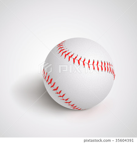 baseball ball on white baseball ball on white 35604391