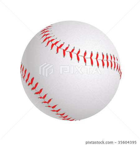 baseball ball on white baseball ball on white 35604395