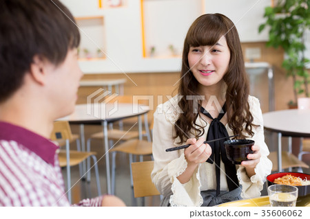 大學學生學校餐廳員工自助餐廳 35606062