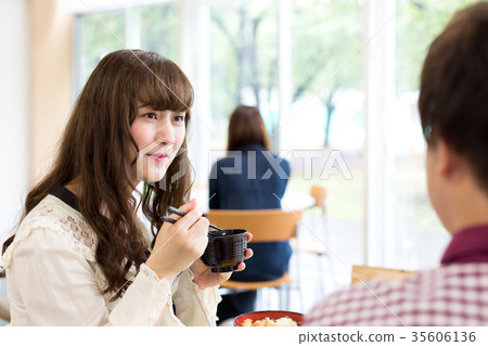 大學學生學校餐廳員工自助餐廳 35606136