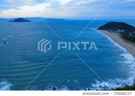 Early morning Ira lake water supply and Kamijima 35606227