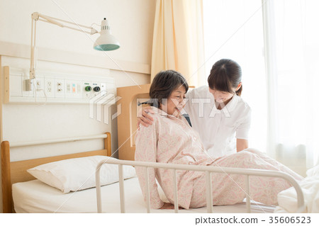 Hospital room nurse patient hospital medical 35606523