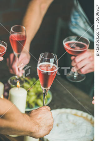 People having party, gathering, celebrating with 35606917