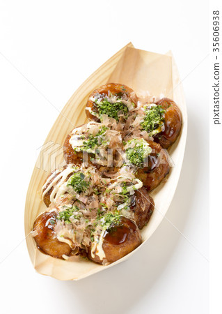 Takoyaki (with chopsticks) 35606938