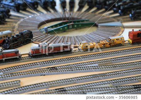 Railway model N gauge depot Railway model N gauge depot 35606985
