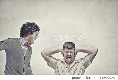 Agression concept 35609929