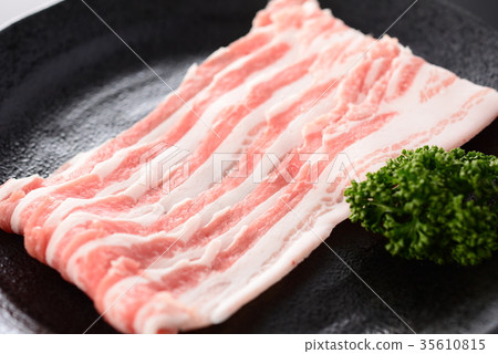 Pork belly meat 35610815