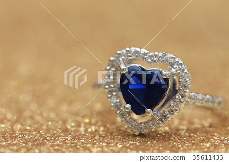 ring blue gemstone heart,Love Valentine day ring blue gemstone heart,Love Valentine day 35611433