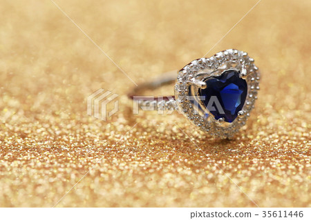 ring blue gemstone heart,Love Valentine day ring blue gemstone heart,Love Valentine day 35611446