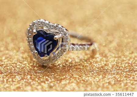 ring blue gemstone heart,Love Valentine day ring blue gemstone heart,Love Valentine day 35611447
