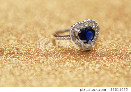 ring blue gemstone heart,Love Valentine day ring blue gemstone heart,Love Valentine day 35611455