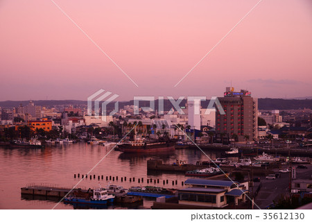 Dusk Kisarazu Port Chiba Kisarazu City 35612130