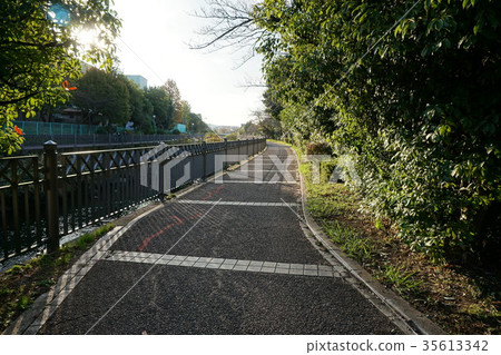 Weasel river promenade Weasel river promenade 35613342