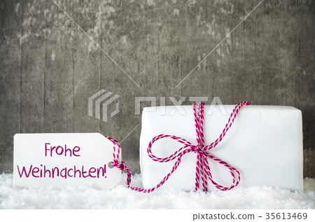 Gift, Frohe Weihnachten Means Merry Christmas 35613469