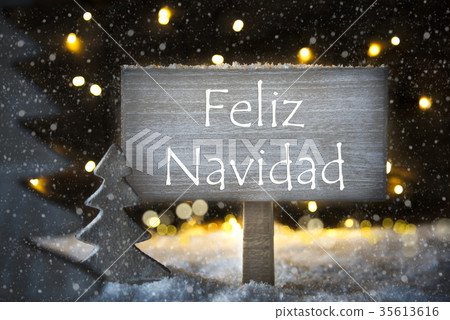 White Tree, Feliz Navidad Means Merry Christmas 35613616