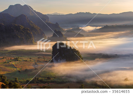 Phu Langka National Park in Phayao Province Phu Langka National Park in Phayao Province 35614655