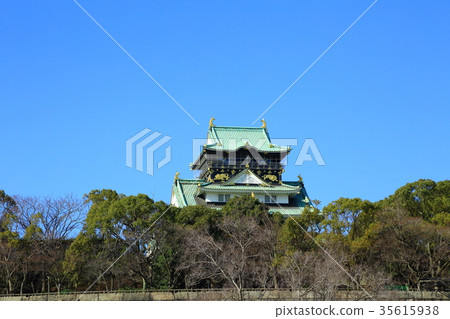 大阪城堡城堡塔 35615938