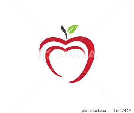 插图素材 apple vector illustration design icon