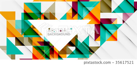 Triangle pattern design background Triangle pattern design background 35617521
