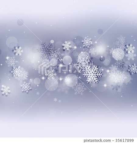 Holiday Winter Snow Card - Stock Illustration [35617899] - PIXTA